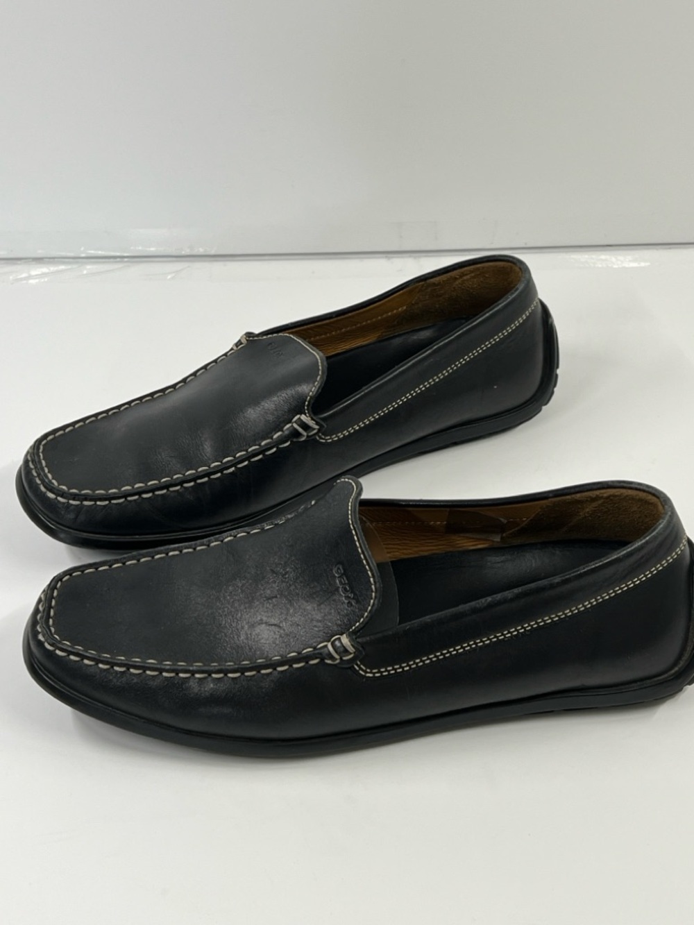 GEOX Men’s Black Slip On Loafer size EU 44 US 10.5-11